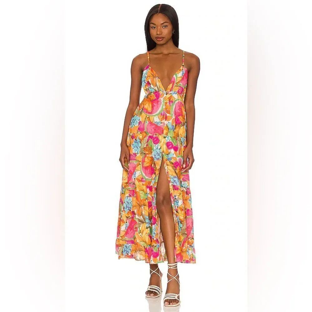 Love the Label Oceane Maxi Dress in Juicy Print